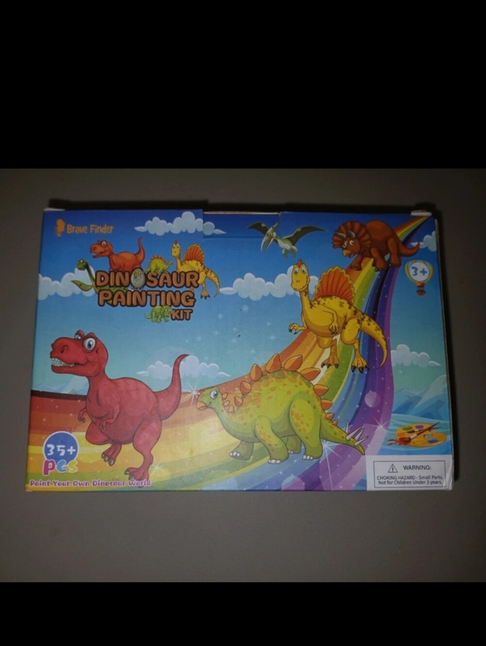 Brave Finder Dinosaur Painting Kit New in Box Kids Craft 3+